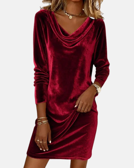 Celeste | Loose Fitting Velvet Dress