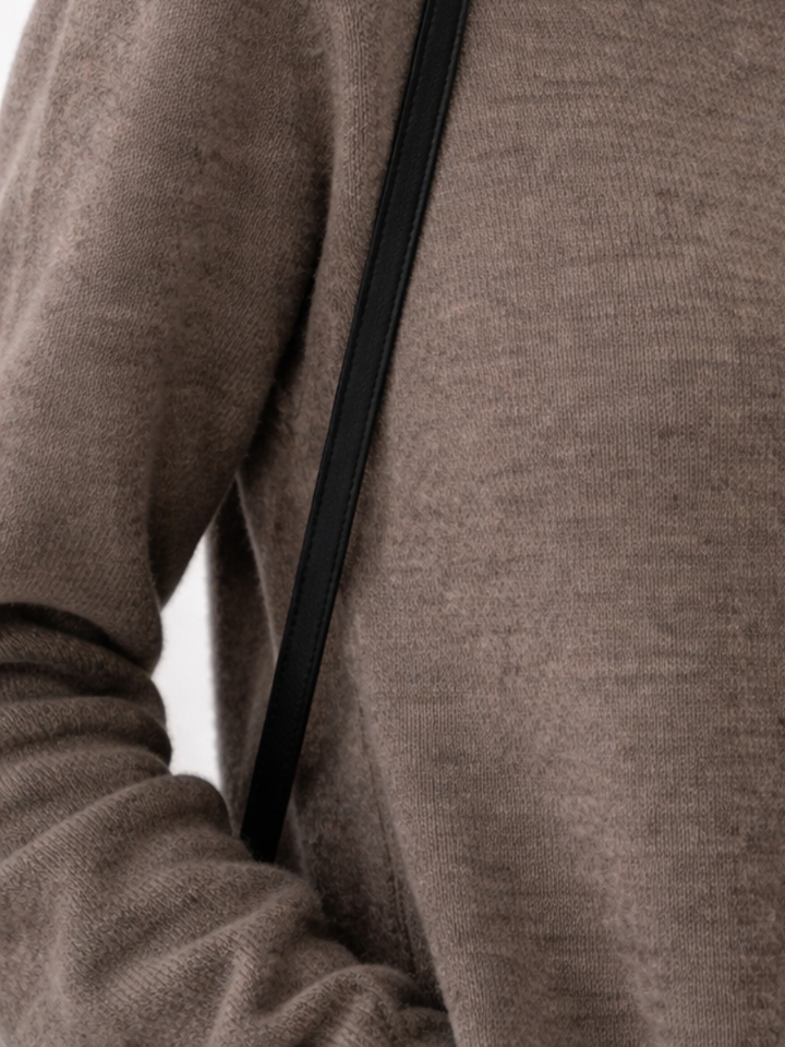 Lena | Relaxed Turtleneck Knit Maxi Dress