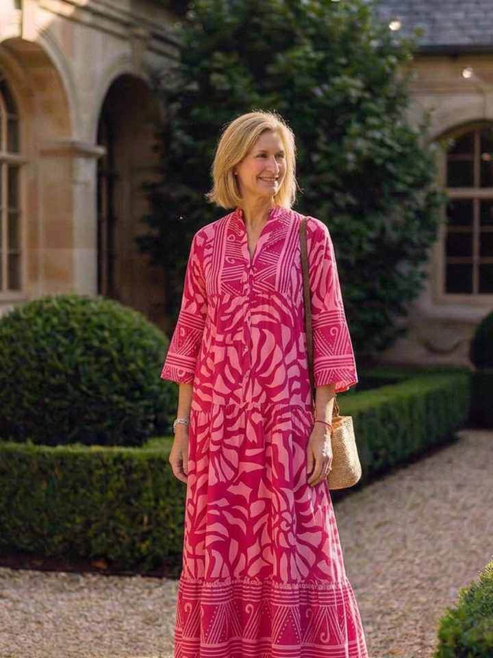 Marielle | Button Front Midi Dress